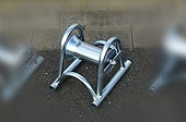 Buried cable roller